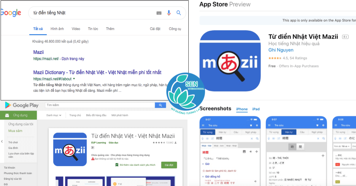 Giới thiệu và hướng dẫn sử dụng từ điển tiếng Nhật Mazii