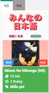 giáo trình minano nihongo n5