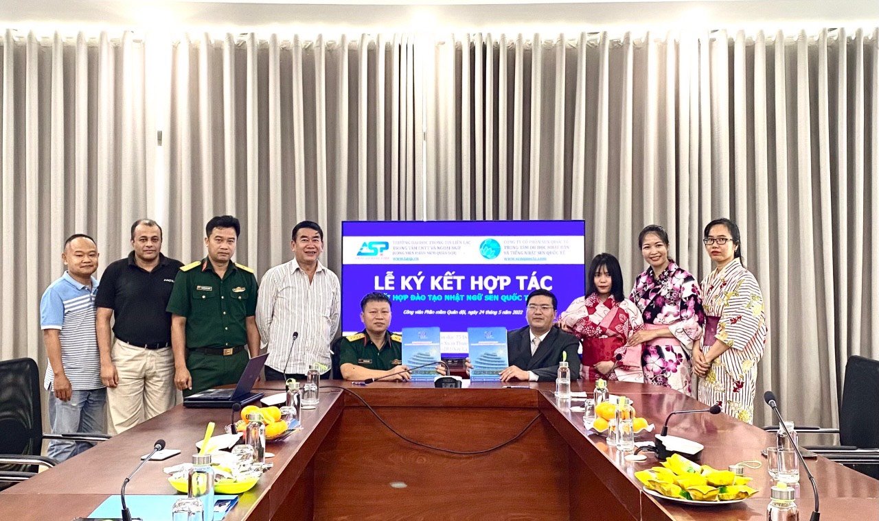 Lễ Ký Kết Hợp Tác Phối Hợp Đào Tạo Nhật Ngữ Sen Quốc Tế-ASP