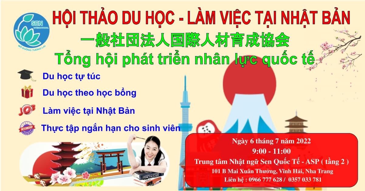 Hội Thảo Học Tập-Làm Việc Tại Nhật Bản 